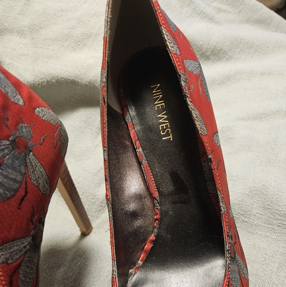 Nine West Red Heels - Picture 2 of 2